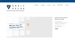 Desktop Screenshot of greif-velox.de
