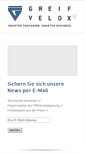 Mobile Screenshot of greif-velox.de